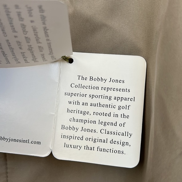 NWT Bobby Jones Water Resistant Silk Jacket Size XL - Picture 7 of 11